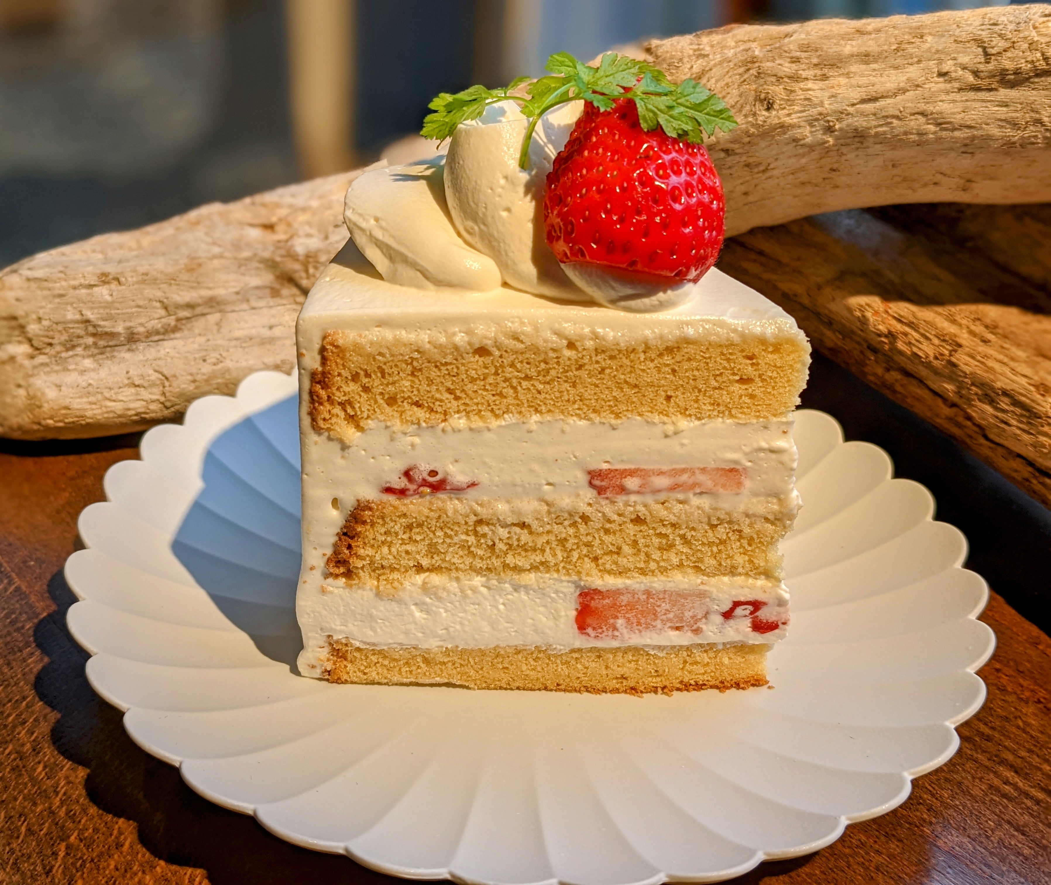 １月★今月のケーキはグルテンフリーショートケーキ
